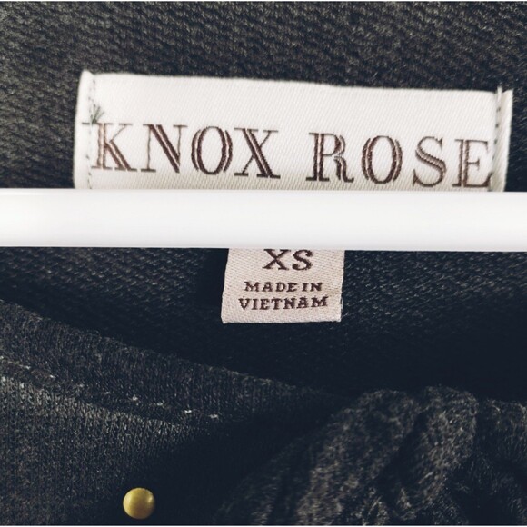 Knox Rose Top Women's XS Long Sleeve Tiered Baby Doll Distressed Boho Hippie - Picture 9 of 11